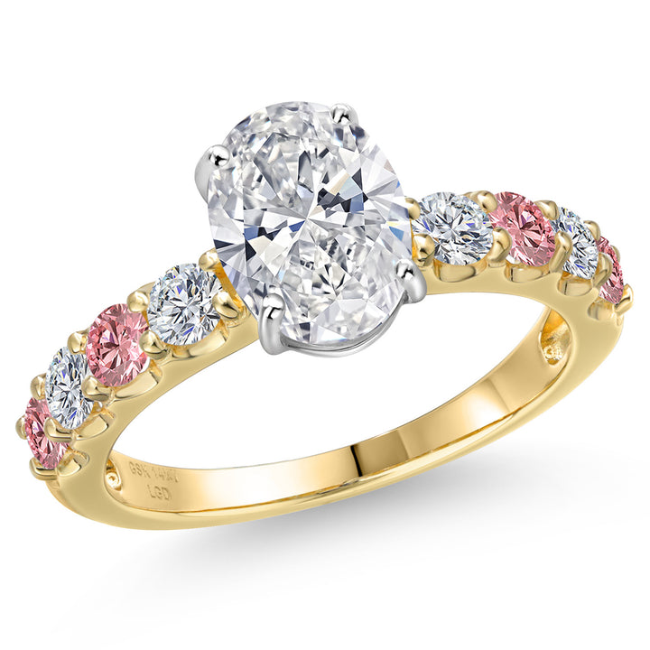 Ring in 14K Two Tone Gold