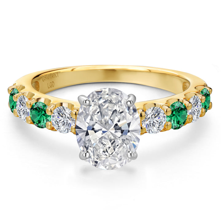 Ring in 14K Two Tone Gold