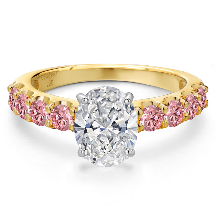 Ring in 14K Two Tone Gold