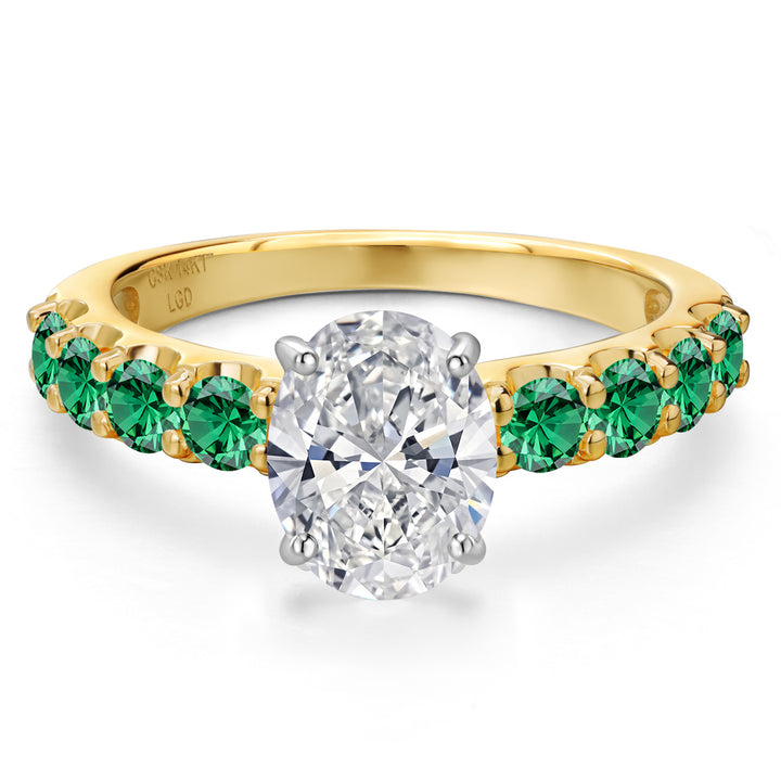 Ring in 14K Two Tone Gold