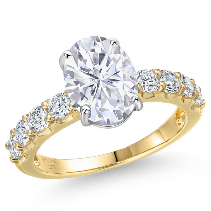 Ring in 14K Two Tone Gold