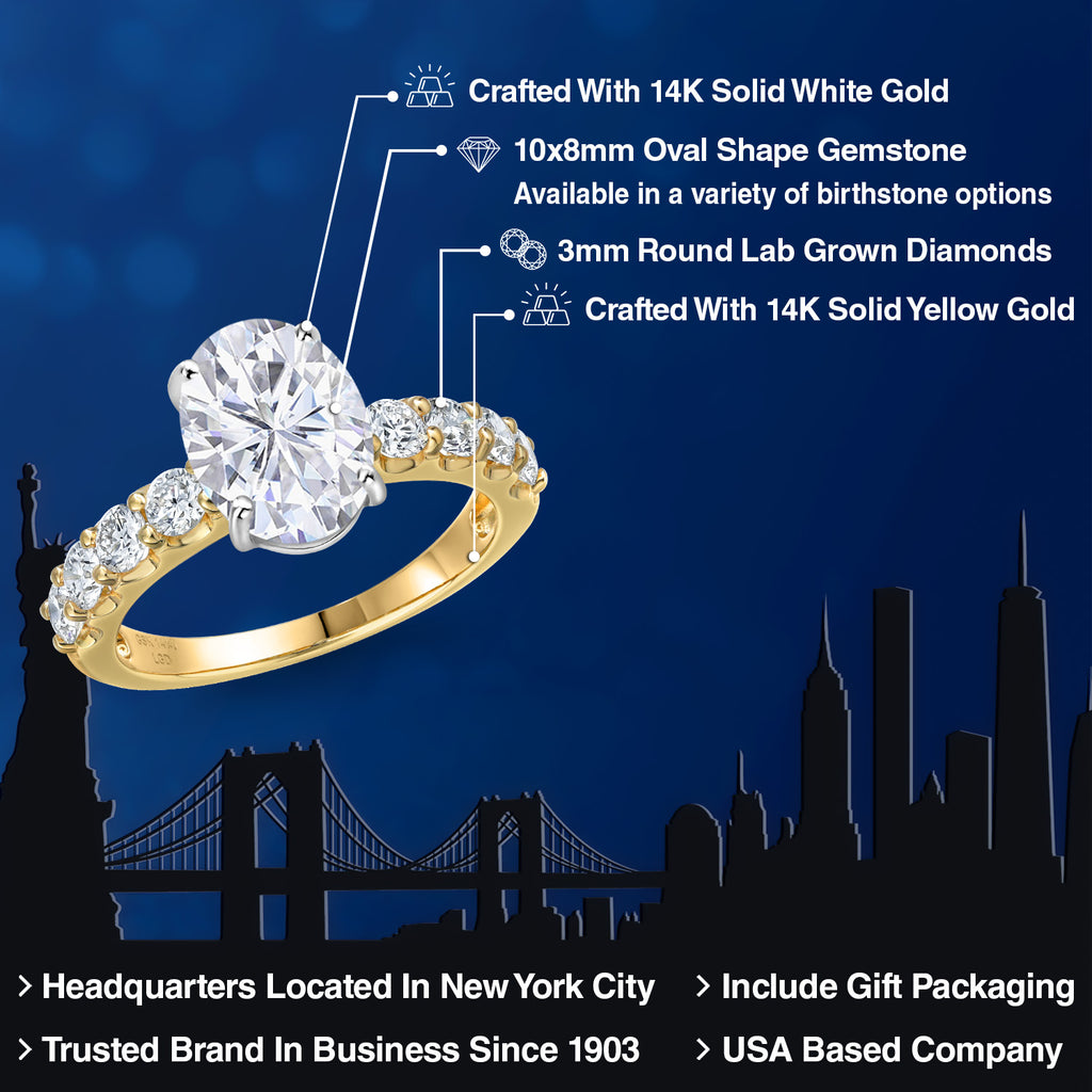 Ring in 14K Two Tone Gold