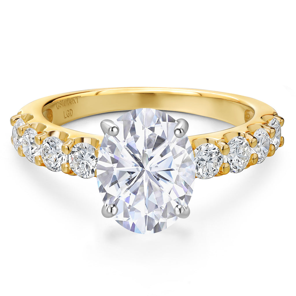 Ring in 14K Two Tone Gold