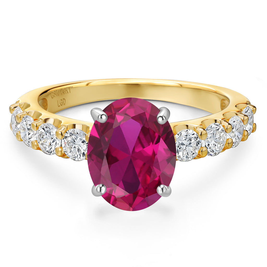 Ring in 14K Two Tone Gold