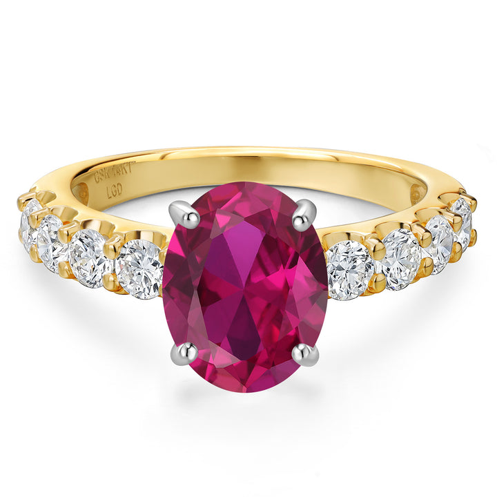 Ring in 14K Two Tone Gold