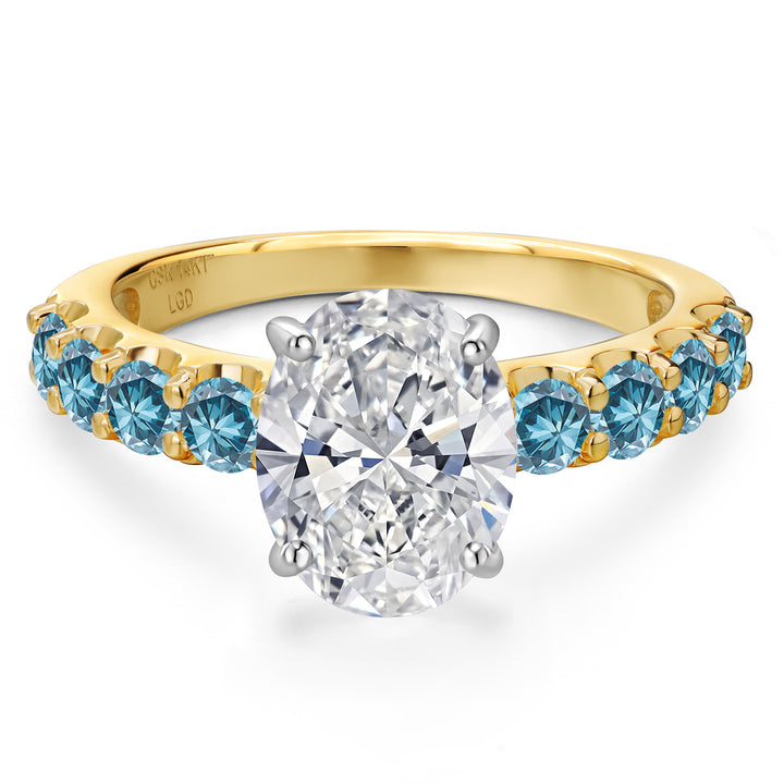 Ring in 14K Two Tone Gold