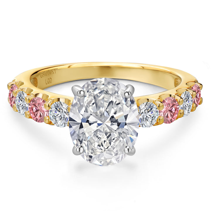 Ring in 14K Two Tone Gold