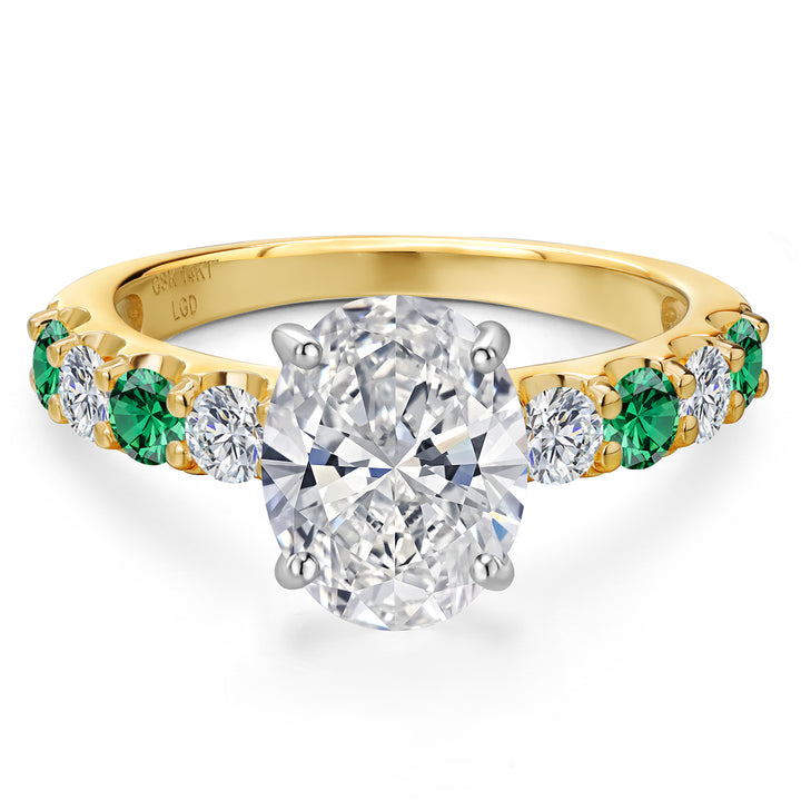 Ring in 14K Two Tone Gold