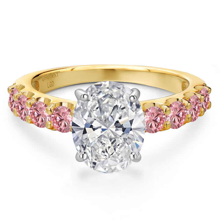 Ring in 14K Two Tone Gold