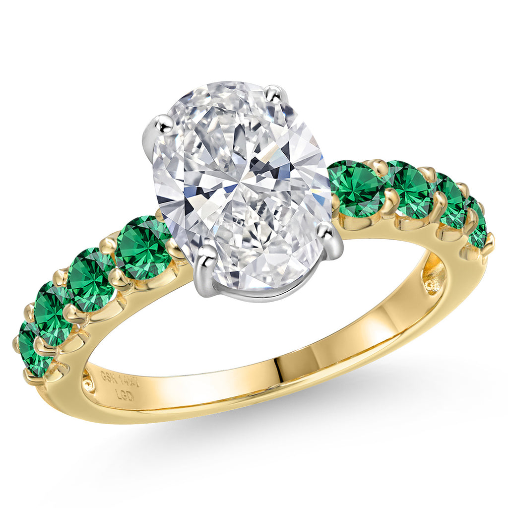 Ring in 14K Two Tone Gold