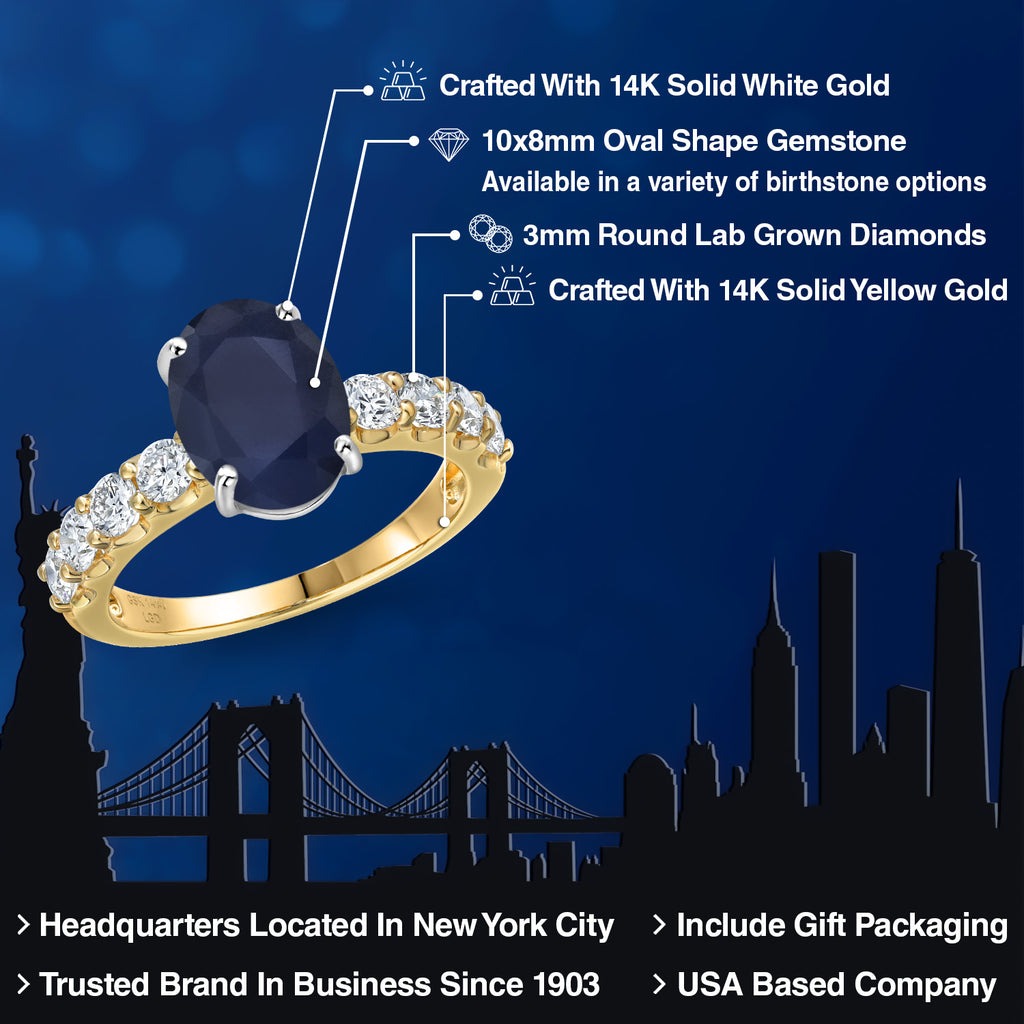 Ring in 14K Two Tone Gold