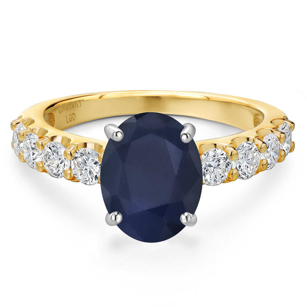 Ring in 14K Two Tone Gold