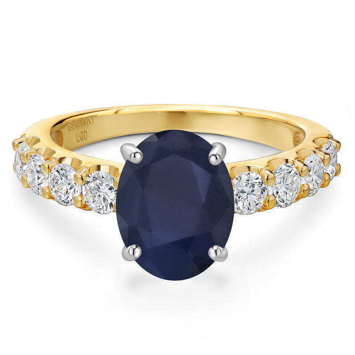 Ring in 14K Two Tone Gold