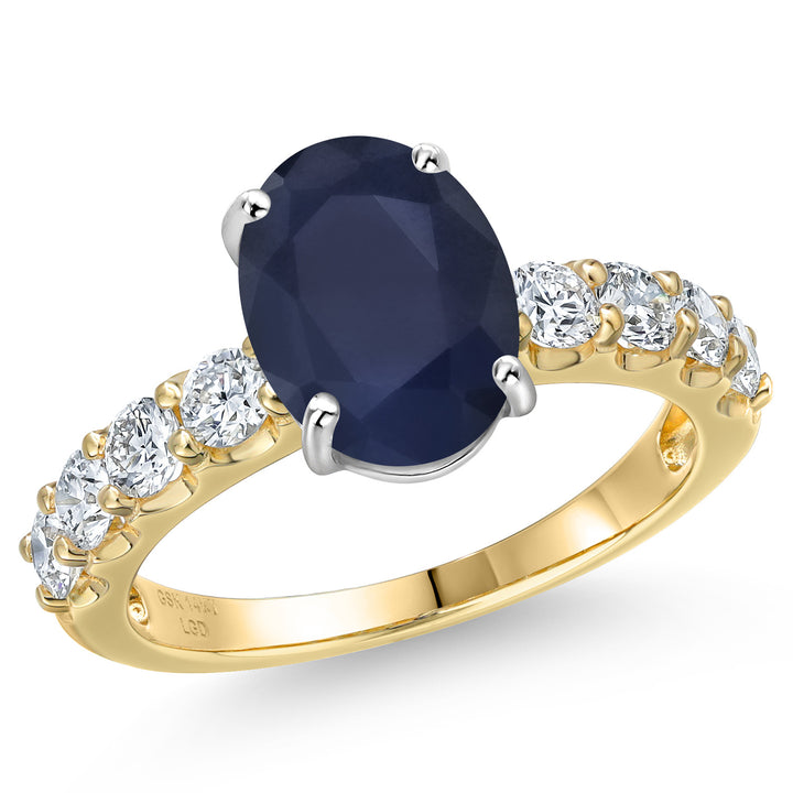 Ring in 14K Two Tone Gold