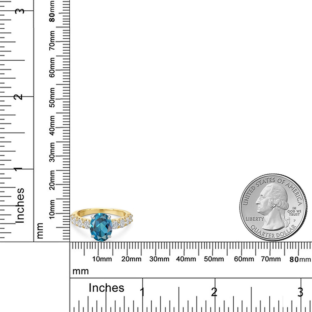 Ring in 14K Two Tone Gold