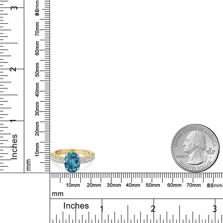 Ring in 14K Two Tone Gold
