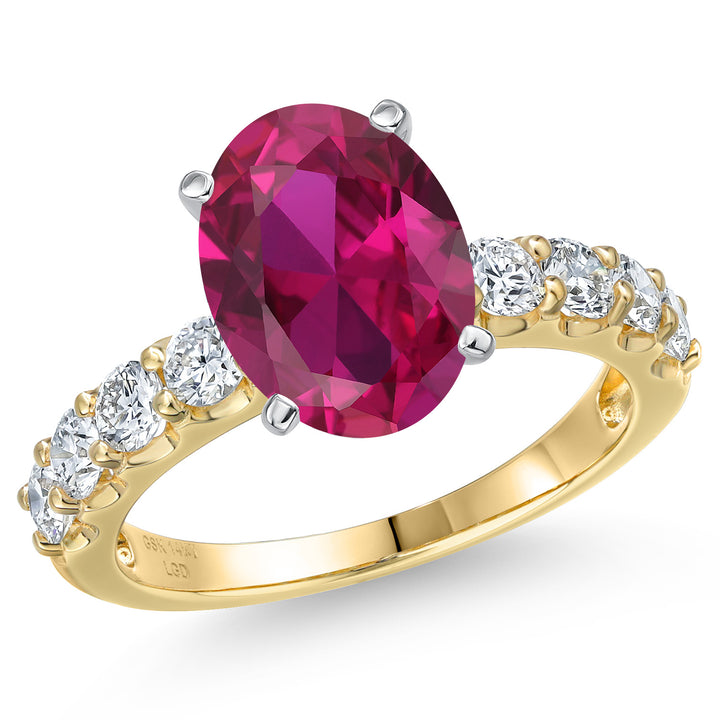 Ring in 14K Two Tone Gold