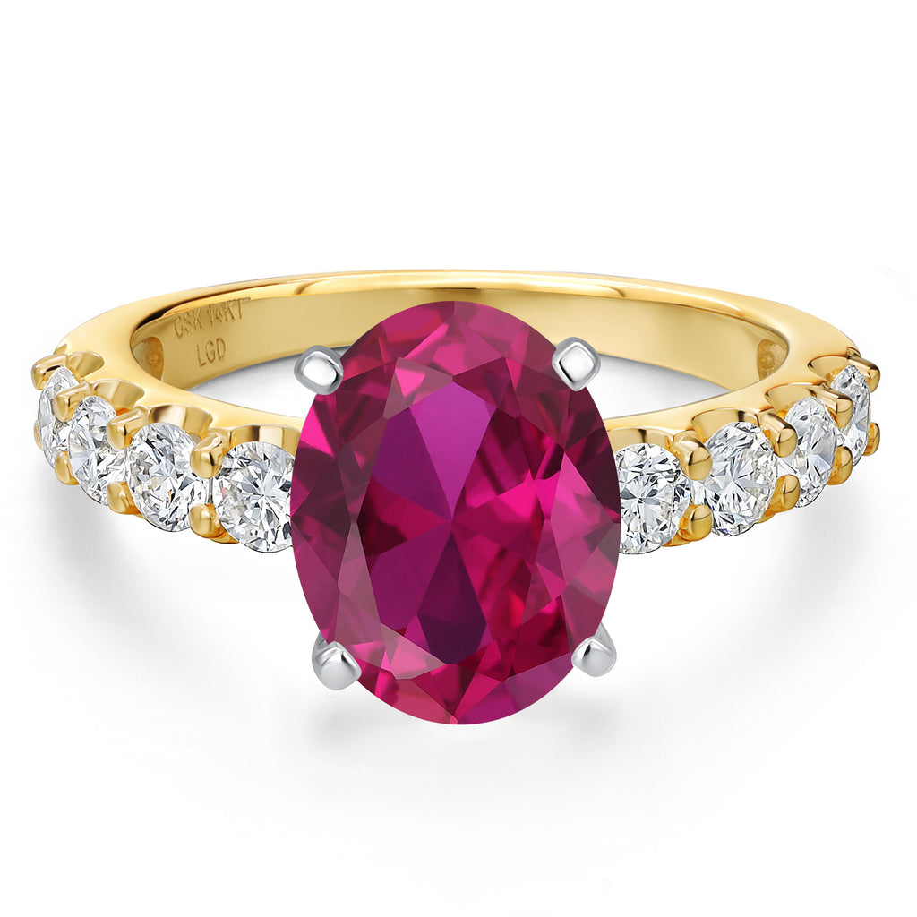 Ring in 14K Two Tone Gold