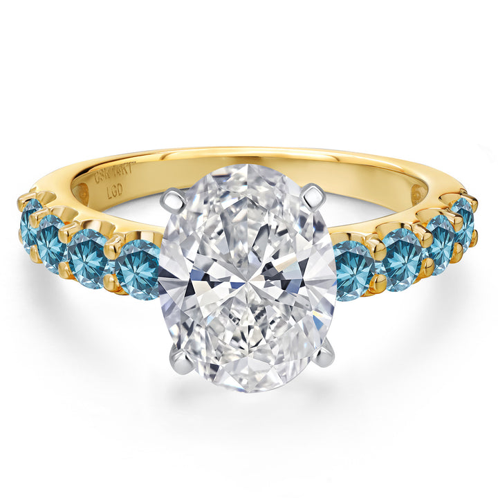 Ring in 14K Two Tone Gold