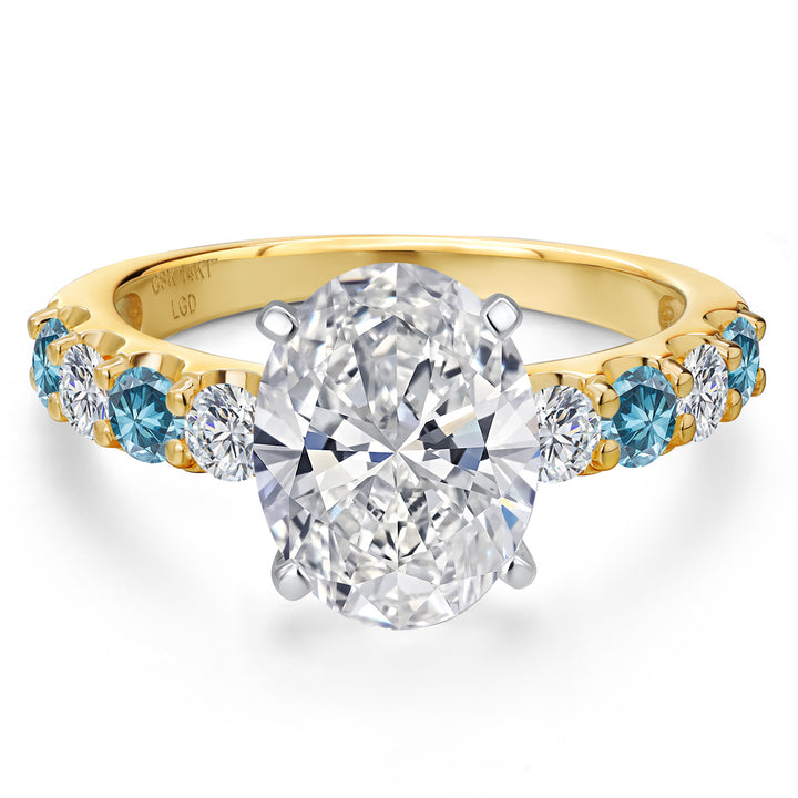 Ring in 14K Two Tone Gold