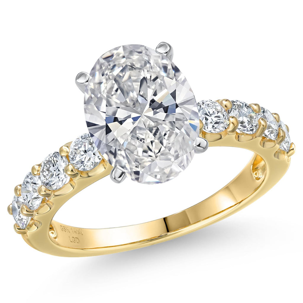 Center 2.5ct_7_Ring in 14K Two Tone Gold