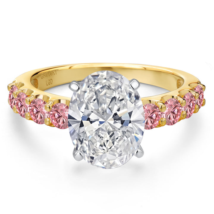 Ring in 14K Two Tone Gold