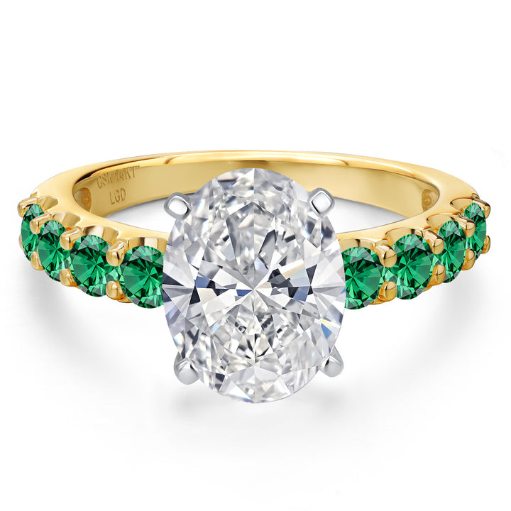 Ring in 14K Two Tone Gold