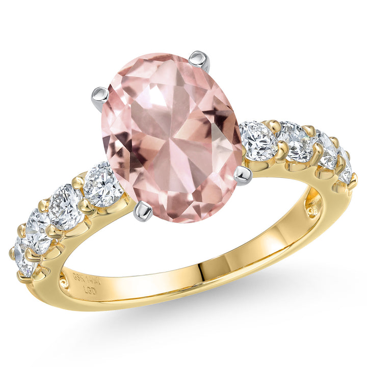 Ring in 14K Two Tone Gold