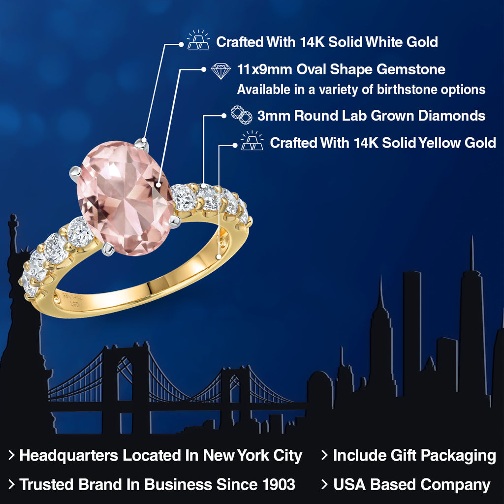 Ring in 14K Two Tone Gold