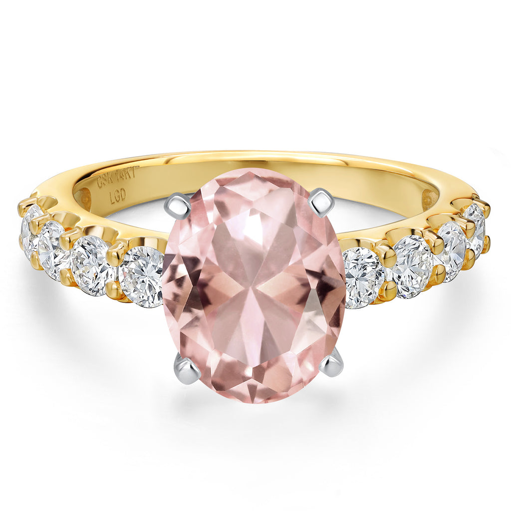Ring in 14K Two Tone Gold