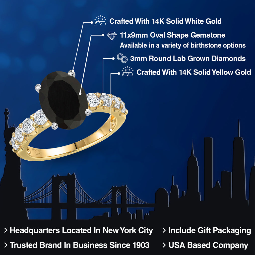 Ring in 14K Two Tone Gold