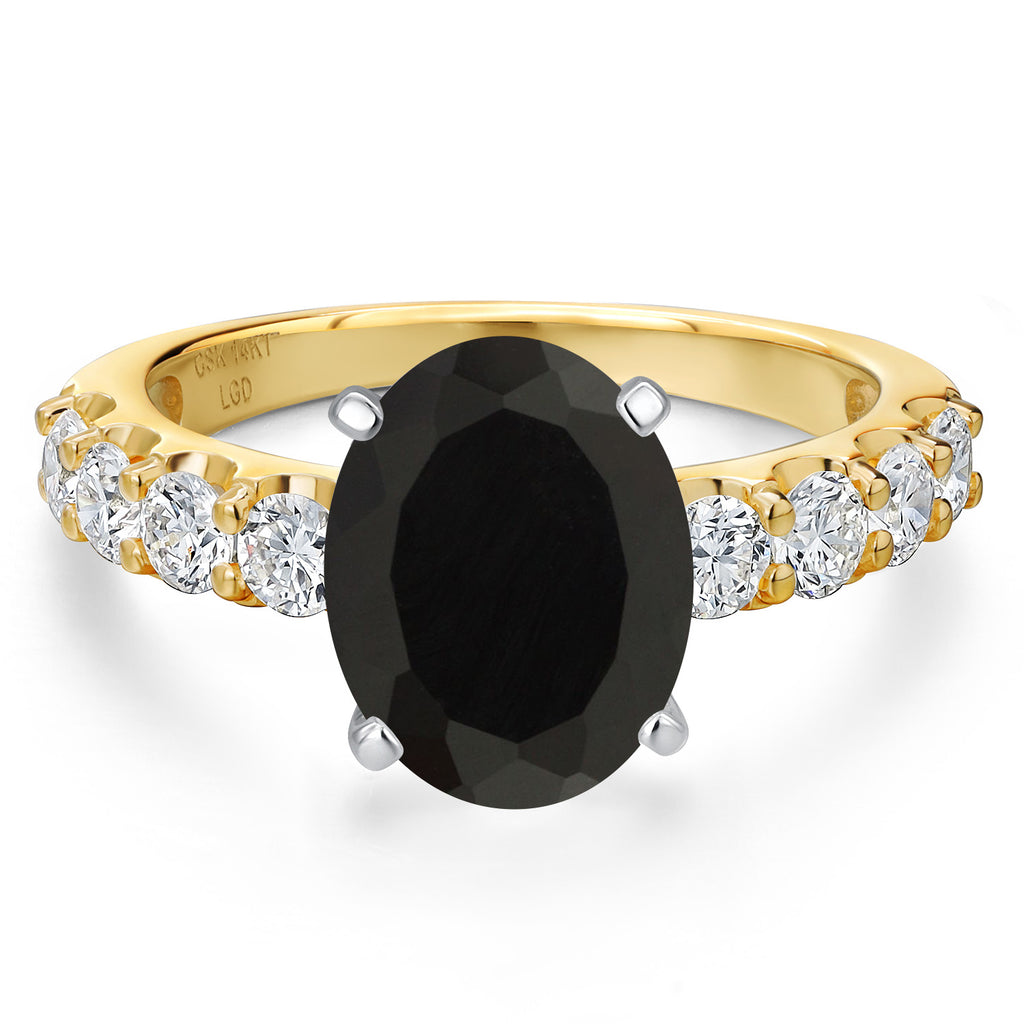 Ring in 14K Two Tone Gold