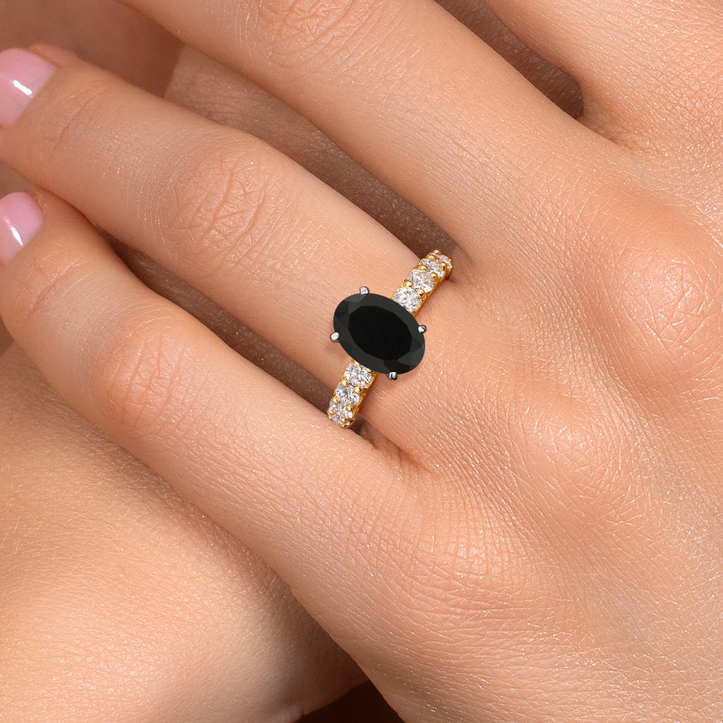 Ring in 14K Two Tone Gold