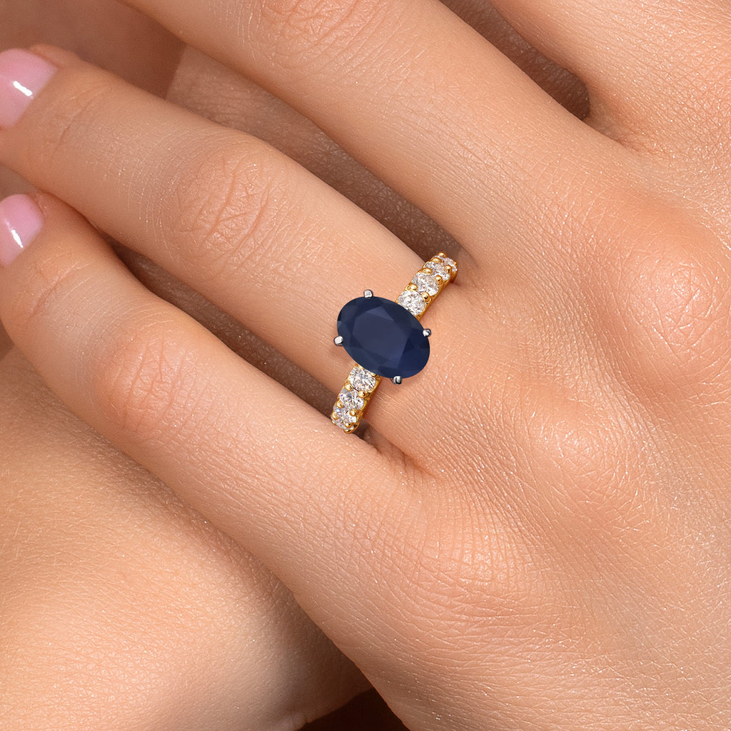 Ring in 14K Two Tone Gold