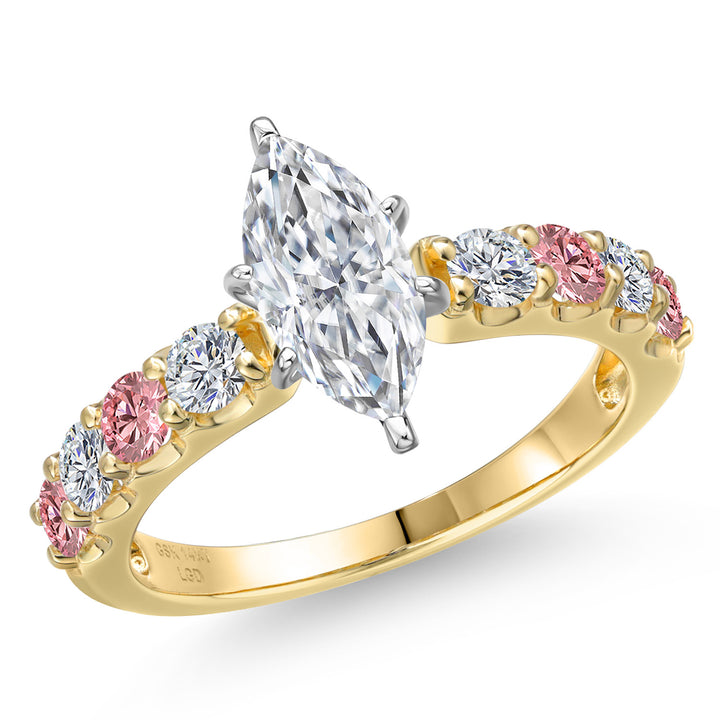 8_Ring in 14K Two Tone Gold