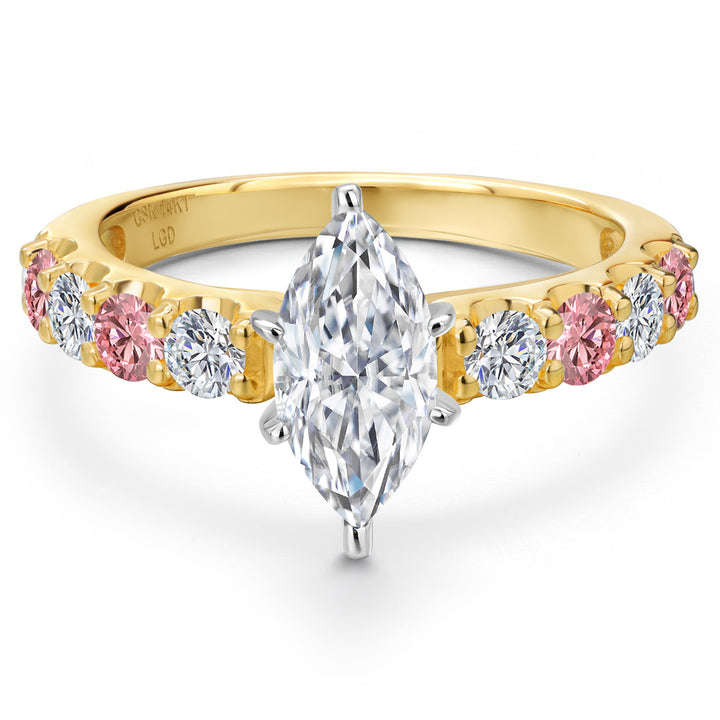 Ring in 14K Two Tone Gold