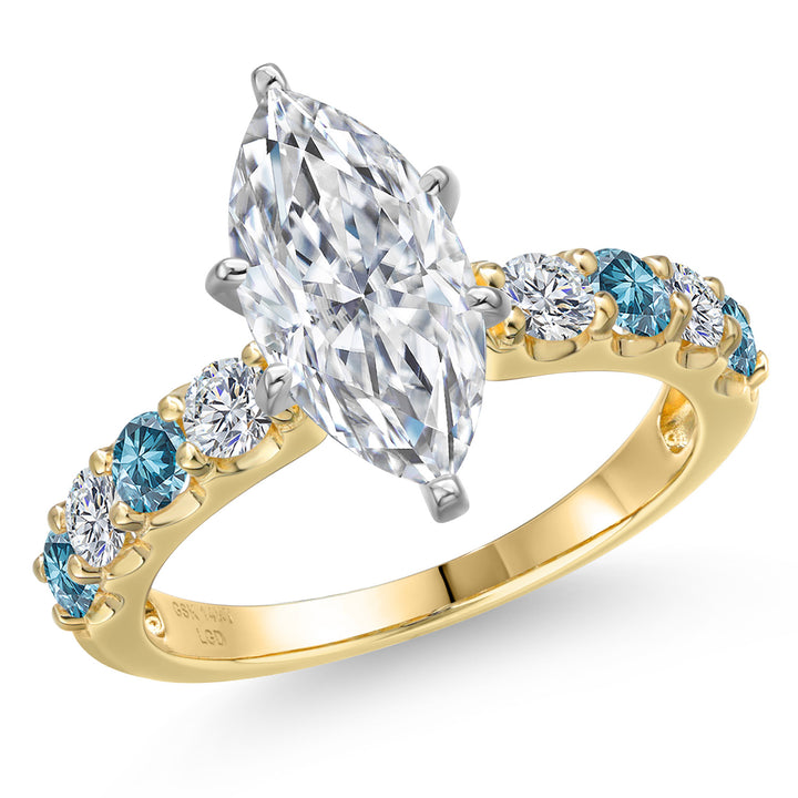 8_Ring in 14K Two Tone Gold