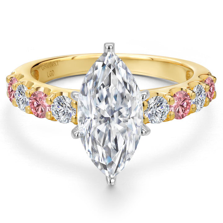 Ring in 14K Two Tone Gold