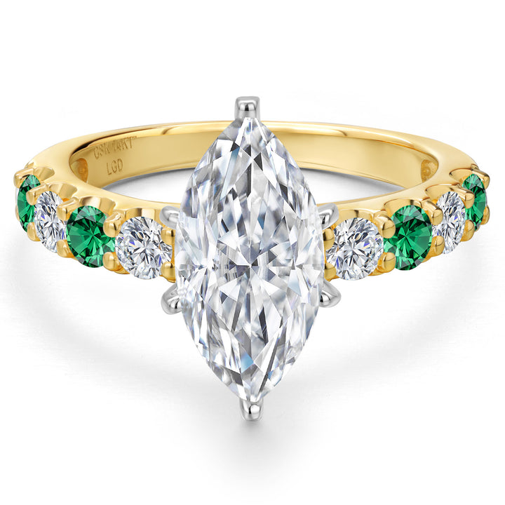Ring in 14K Two Tone Gold