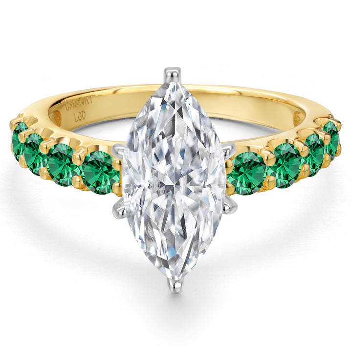 Ring in 14K Two Tone Gold