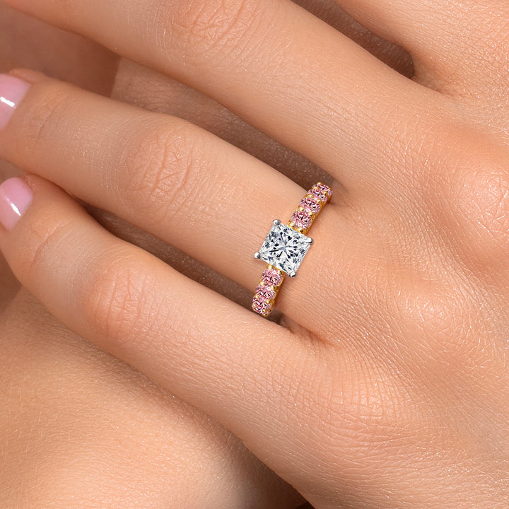 Ring in 14K Two Tone Gold