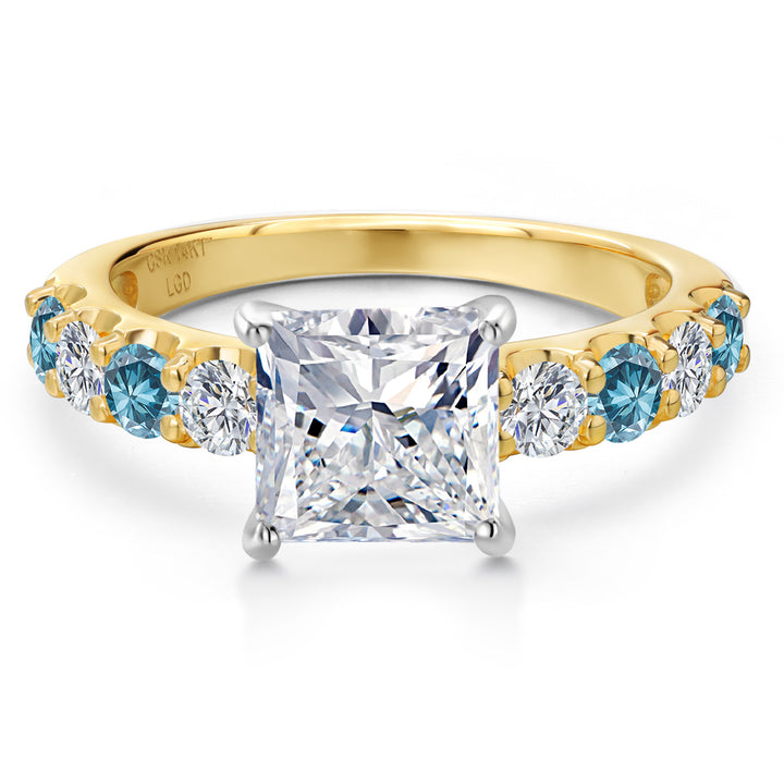 Ring in 14K Two Tone Gold