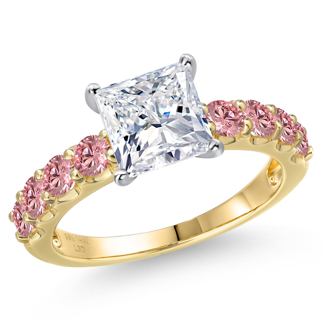 Ring in 14K Two Tone Gold