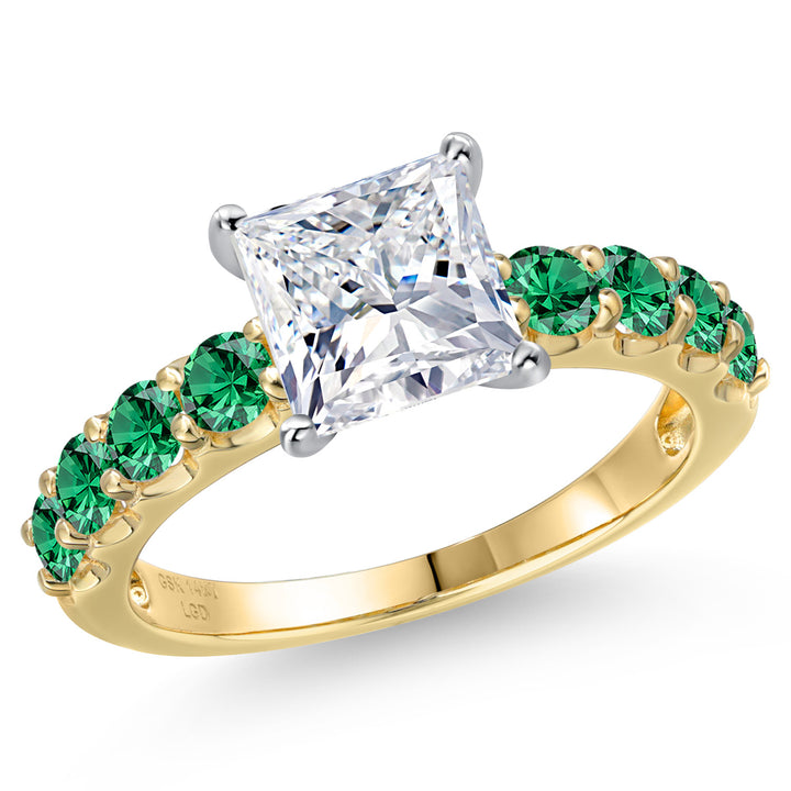 Ring in 14K Two Tone Gold
