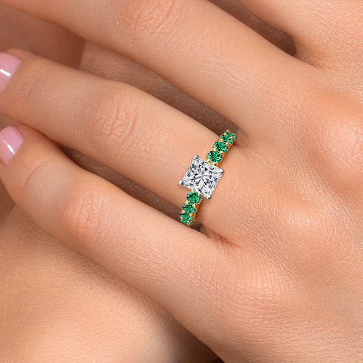 Ring in 14K Two Tone Gold