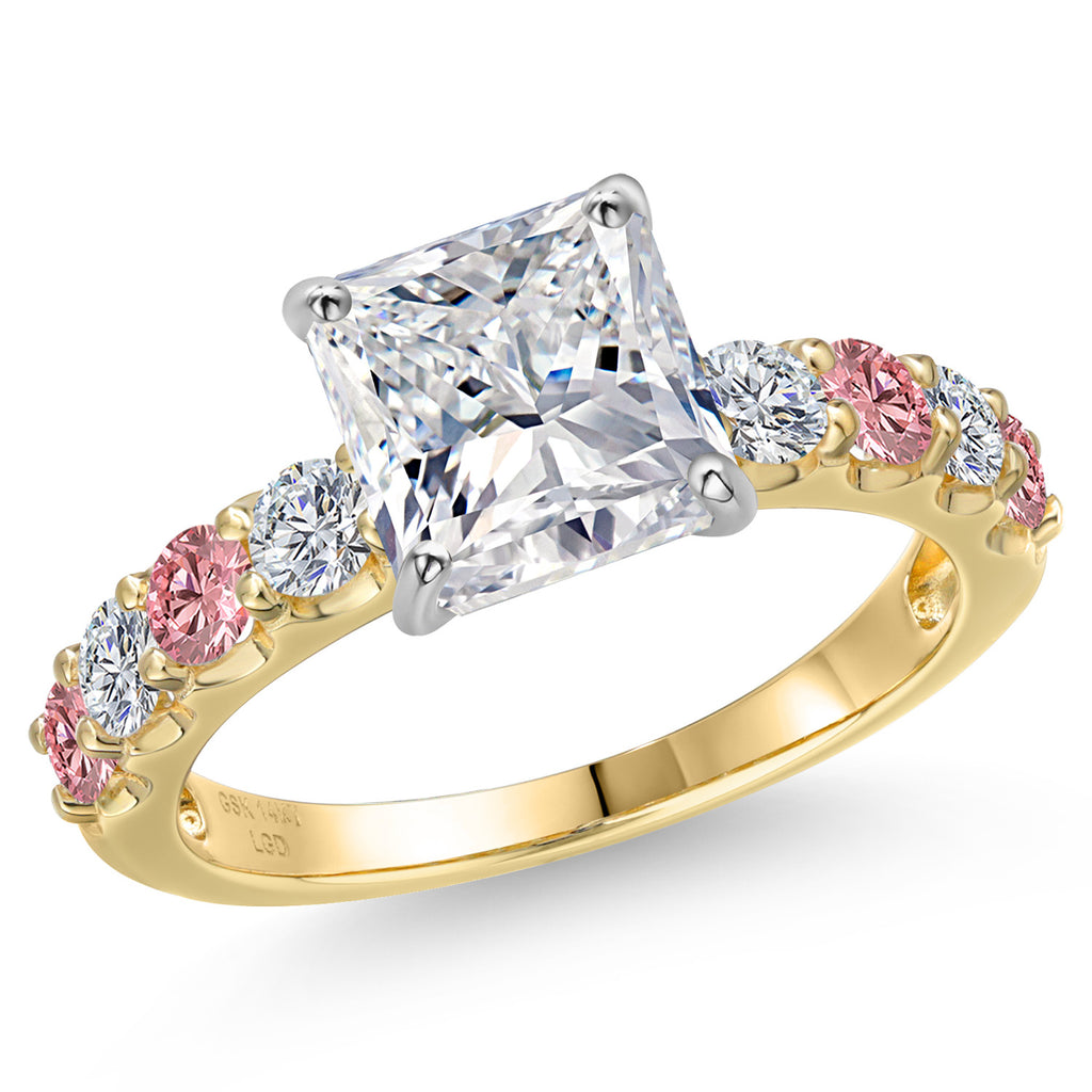 Ring in 14K Two Tone Gold