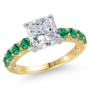 Ring in 14K Two Tone Gold