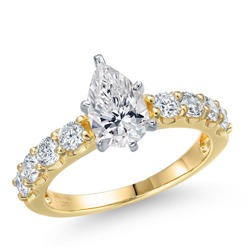 Center 1ct_9_Ring in 14K Two Tone Gold