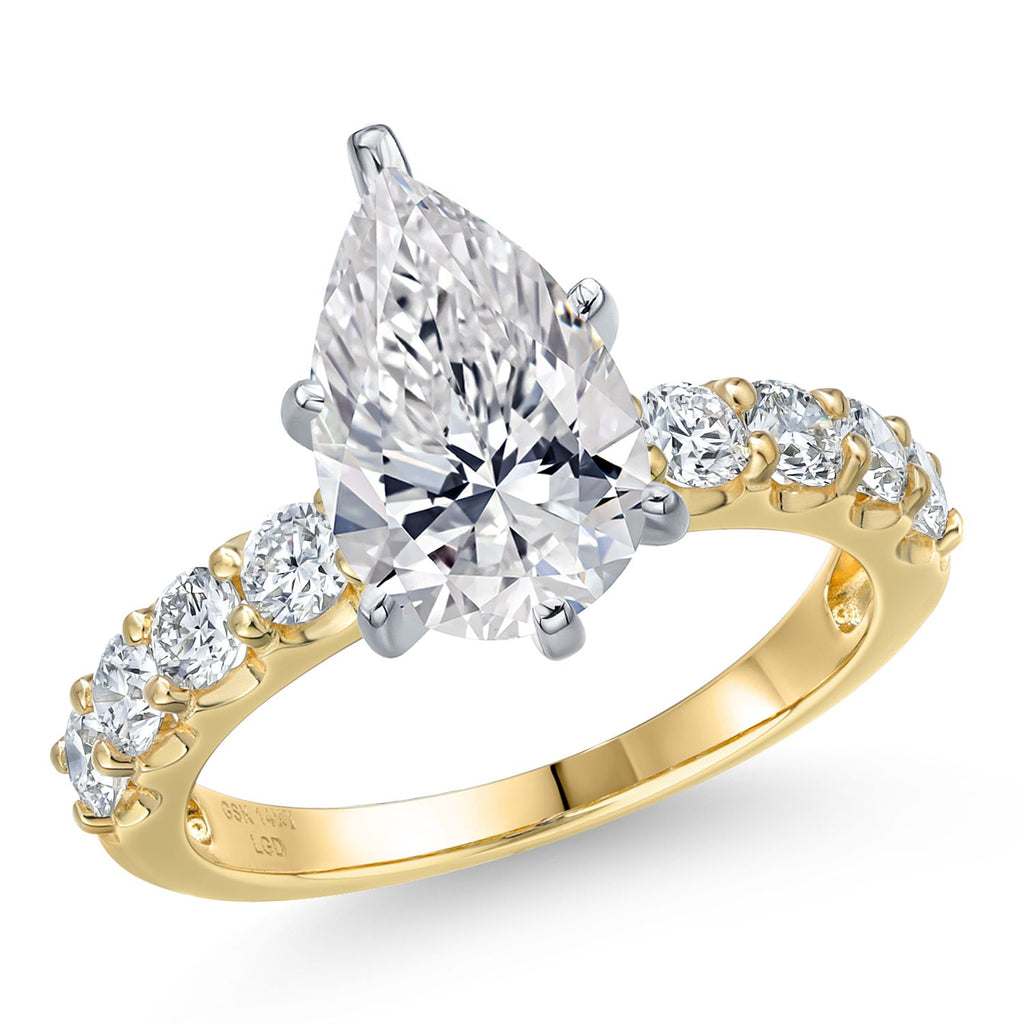 Center 3ct_7_Ring in 14K Two Tone Gold