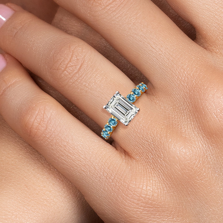 Ring in 14K Two Tone Gold